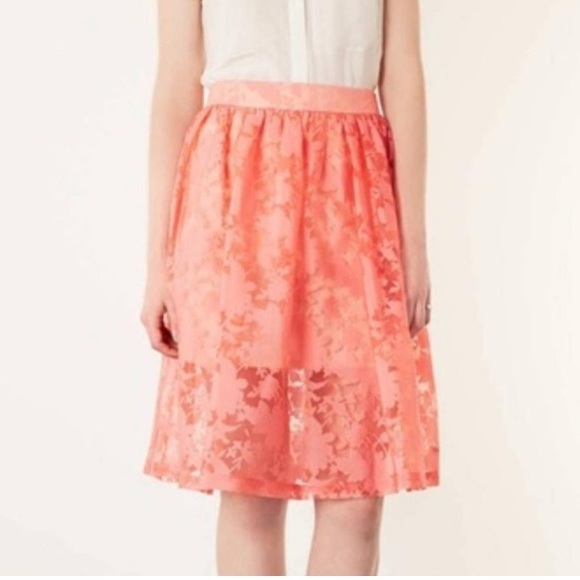 Topshop Burnout Floral Skirt - Picture 4 of 4